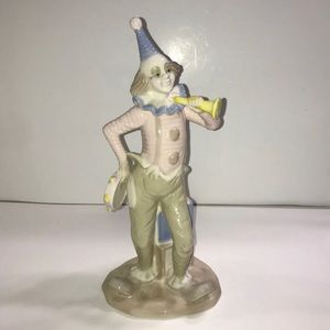 Vintage Clown Porcelain Figurine